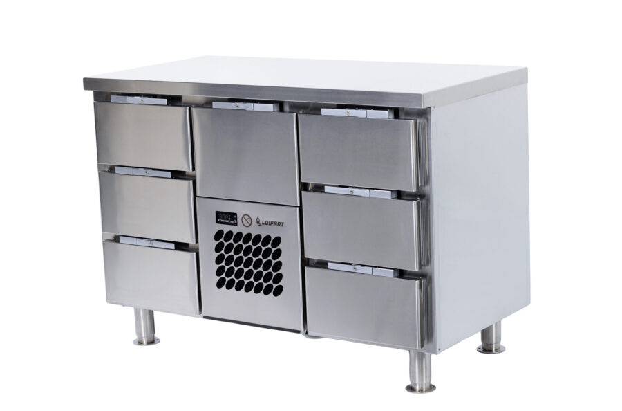 Refrigerated drawers and cabinets for food